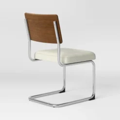 2pk Cecilton Chrome Cantilever Dining Chairs Cream Boucle - Threshold™ 10 2pk Cecilton Chrome Cantilever Dining Chairs Cream Boucle - Threshold™ -Homcom Store GUEST da5167cd 3a46 4c0c a287 6bc5e486b905