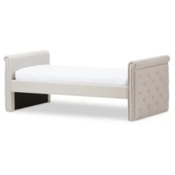 Twin Swanson Modern And Contemporary Fabric Tufted Daybed With Roll-Out Trundle Guest Bed - Baxton Studio 19 Twin Swanson Modern And Contemporary Fabric Tufted Daybed With Roll-Out Trundle Guest Bed - Baxton Studio -Homcom Store GUEST dab590e7 fc47 42db bc53 073497ac9cdb