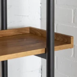 68" 5 Tray Shelf Urban Pipe X Back Bookshelf - Saracina Home -Homcom Store GUEST dc48e521 6f15 4188 bc6b c363538622f2