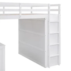 Full Size Loft Bed With Drawers, Desk And Wardrobe - ModernLuxe 19 Full Size Loft Bed With Drawers, Desk And Wardrobe - ModernLuxe -Homcom Store GUEST dcd7b31a 7ff6 44c9 a6f7 94467783eff2