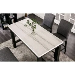 Norelo Rectangular Counter Height Table White - HOMES: Inside + Out -Homcom Store GUEST dcf020ec 649c 4742 b9df 5c8d0f3a1962