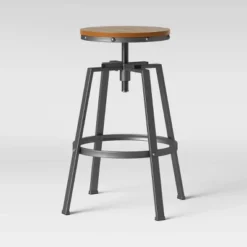 Lewiston Adjustable Swivel Barstool - Threshold 11 Lewiston Adjustable Swivel Barstool - Threshold -Homcom Store GUEST df723cda 86b6 4e6b b5c9 27ac49310540