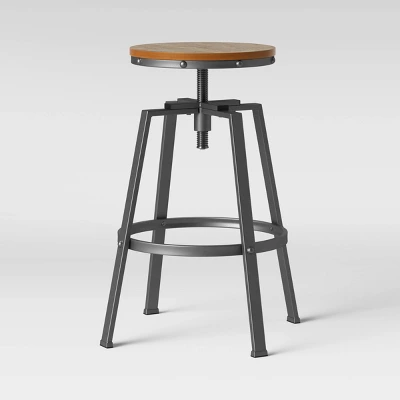 Lewiston Adjustable Swivel Barstool - Threshold 5 Lewiston Adjustable Swivel Barstool - Threshold - Image 5