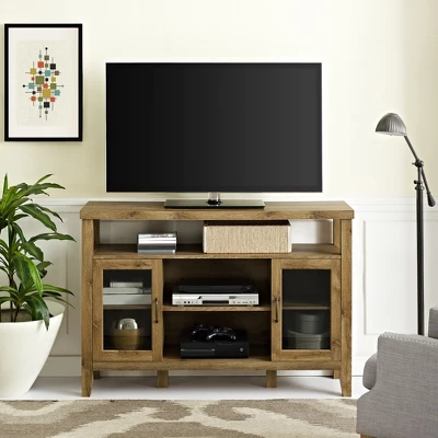 Rustic Transitional Double Door Highboy Buffet - Saracina Home 2 Rustic Transitional Double Door Highboy Buffet - Saracina Home - Image 2