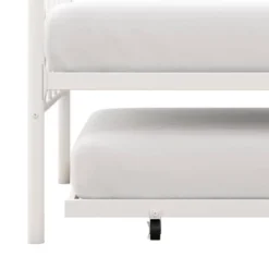 Twin Leila Metal Daybed And Trundle White - Room & Joy -Homcom Store GUEST e40cb217 0f62 439b 8beb cef466ef20fb