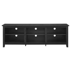 Transitional 6 Cubby Wood Open Storage Wood TV Stand For TVs Up To 80"- Saracina Home -Homcom Store GUEST e4c39780 fb14 4bd8 b437 8185f460c007