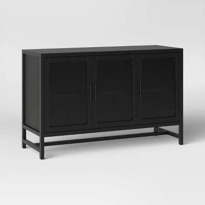 Warwick 3 Door Accent TV Stand For TVs Up To 59" - Threshold™ 2 Warwick 3 Door Accent TV Stand For TVs Up To 59" - Threshold™ - Image 2