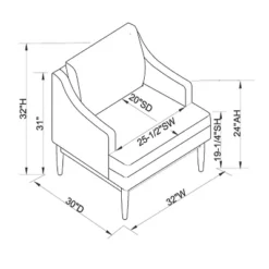 Howell Upholstered Accent Chair With Wood Base - Threshold™ Designed With Studio McGee 14 Howell Upholstered Accent Chair With Wood Base - Threshold™ Designed With Studio McGee -Homcom Store GUEST eaa765f5 26c5 4ecb 8f54 dd96378e2465
