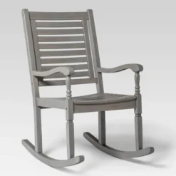 Bamberg Transitional Acacia Wood Outdoor Rocking Chair - Saracina Home 21 Bamberg Transitional Acacia Wood Outdoor Rocking Chair - Saracina Home -Homcom Store GUEST eaca5a7b 7f13 4e0c aead 6d572aac4401