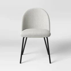 2pk Nils Metal Base Dining Chairs Gray Woven Fabric - Project 62™ 8 2pk Nils Metal Base Dining Chairs Gray Woven Fabric - Project 62™ -Homcom Store GUEST eba8fec6 6e84 4014 b6d7 164d7192ea01