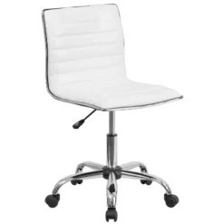 Emma And Oliver Low Back Designer Armless Ribbed Swivel Task Office Chair 34 Emma And Oliver Low Back Designer Armless Ribbed Swivel Task Office Chair -Homcom Store GUEST ef27e240 afc6 4ff8 9de8 1a3f3578ed1b