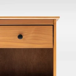 Stiva Classic Mid-Century Modern 1 Drawer Nightstand - Saracina Home -Homcom Store GUEST ef3bcb3d 21cf 4f34 97e2 f86d10a0ba40