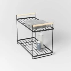 Wood Handle Tiered Vanity Organizer Black - Brightroom™ 5 Wood Handle Tiered Vanity Organizer Black - Brightroom™ -Homcom Store GUEST ef9f504c 19ce 47b2 a3eb d9c7c36c8651