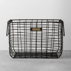 Wire Storage Basket Black - Hearth & Hand With Magnolia 10 Wire Storage Basket Black - Hearth & Hand With Magnolia -Homcom Store GUEST efe86eae 04b3 4a40 b0c6 ffcdb651f04d