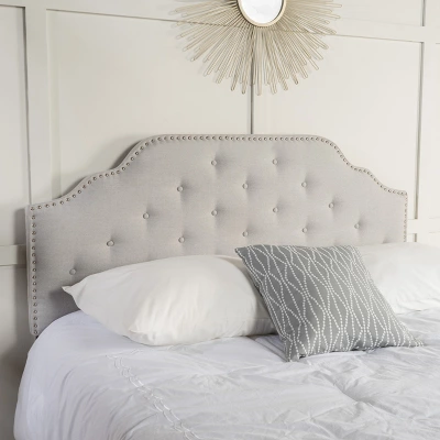 Full/Queen Silas Studded Headboard - Christopher Knight Home 2 Full/Queen Silas Studded Headboard - Christopher Knight Home - Image 2