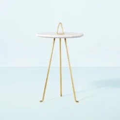 Marble Top Accent Table - Hearth & Hand™ With Magnolia -Homcom Store GUEST f249a0c8 c4c2 47cf 9f9f 2edabb0fa2ab