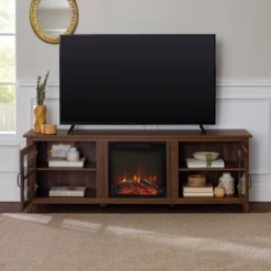 Tasi Transitional Farmhouse Glass Window Pane Door With Electric Fireplace TV Stand For TVs Up To 80" - Saracina Home 28 Tasi Transitional Farmhouse Glass Window Pane Door With Electric Fireplace TV Stand For TVs Up To 80" - Saracina Home -Homcom Store GUEST f311f96d d499 42c9 8cd1 6739a79235a7