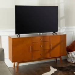 Mid-Century Modern Wood Console TV Stand For TVs Up To 65" - Saracina Home 9 Mid-Century Modern Wood Console TV Stand For TVs Up To 65" - Saracina Home -Homcom Store GUEST f4776153 9248 4743 8fa8 bef9a1fa29c7