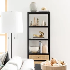 Console Table With Woven Rattan Shelf Black - Threshold™ Designed With Studio McGee 20 Console Table With Woven Rattan Shelf Black - Threshold™ Designed With Studio McGee -Homcom Store GUEST f71b8141 512b 4383 9135 4f0d694163bd