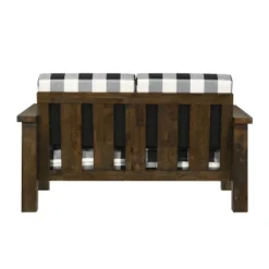 Jovie Gingham Rustic Loveseat - HOMES: Inside + Out -Homcom Store GUEST f773bcaf 574a 4e27 96b6 3bc9f78da4e4
