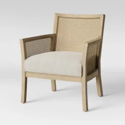 Laconia Caned Accent Chair Beige - Threshold™ -Homcom Store GUEST f82a83be e4b6 424b b558 5767941b3acf