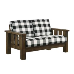 Jovie Gingham Rustic Loveseat - HOMES: Inside + Out -Homcom Store GUEST f87e61c3 1921 4258 978a 97d7b894f3c6