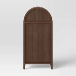 Woven Arched Wood Cabinet - Threshold™ -Homcom Store GUEST fa926ceb 7db8 4e5f b8a9 35f062fec869