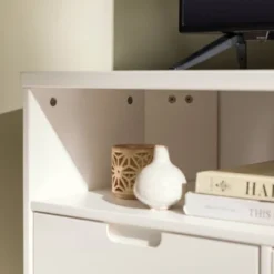 Cara Mid-Century Modern 3 Drawer Corner TV Stand For TVs Up To 58" - Saracina Home 25 Cara Mid-Century Modern 3 Drawer Corner TV Stand For TVs Up To 58" - Saracina Home -Homcom Store GUEST fb957360 40de 4089 a8ee 5e1e6d667985