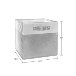 2pc Kids' 10.5" Two-Toned Folding Storage Bin Set - RiverRidge Home -Homcom Store GUEST fd884ac2 daf0 4379 9aee 72f22fddc212