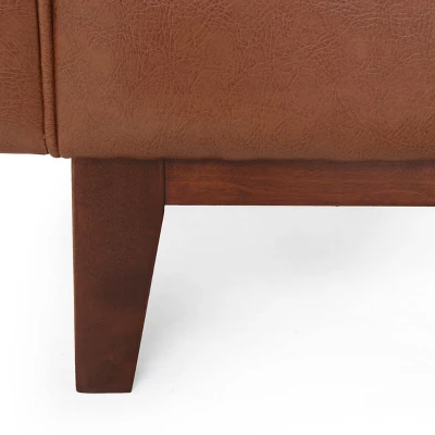 Ovando Contemporary Upholstered 3 Seater Sofa - Christopher Knight Home 6 Ovando Contemporary Upholstered 3 Seater Sofa - Christopher Knight Home - Image 6