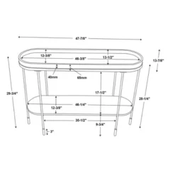 Wood & Metal Console Table - Black - Hearth & Hand™ With Magnolia 13 Wood & Metal Console Table - Black - Hearth & Hand™ With Magnolia -Homcom Store GUEST fec9fccd 6dff 4fd7 82f9 d4eb3de00b32