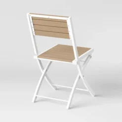 Bryant 4pk Faux Wood Folding Patio Bistro Chairs - White/Light Wood - Threshold™ 10 Bryant 4pk Faux Wood Folding Patio Bistro Chairs - White/Light Wood - Threshold™ -Homcom Store GUEST ff0c02ae c0b7 4249 800c e541509c2011